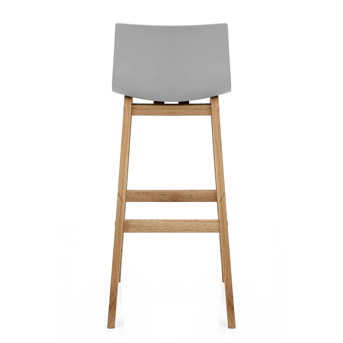 Sgabello Resina Legno - Drift ABS Grigio