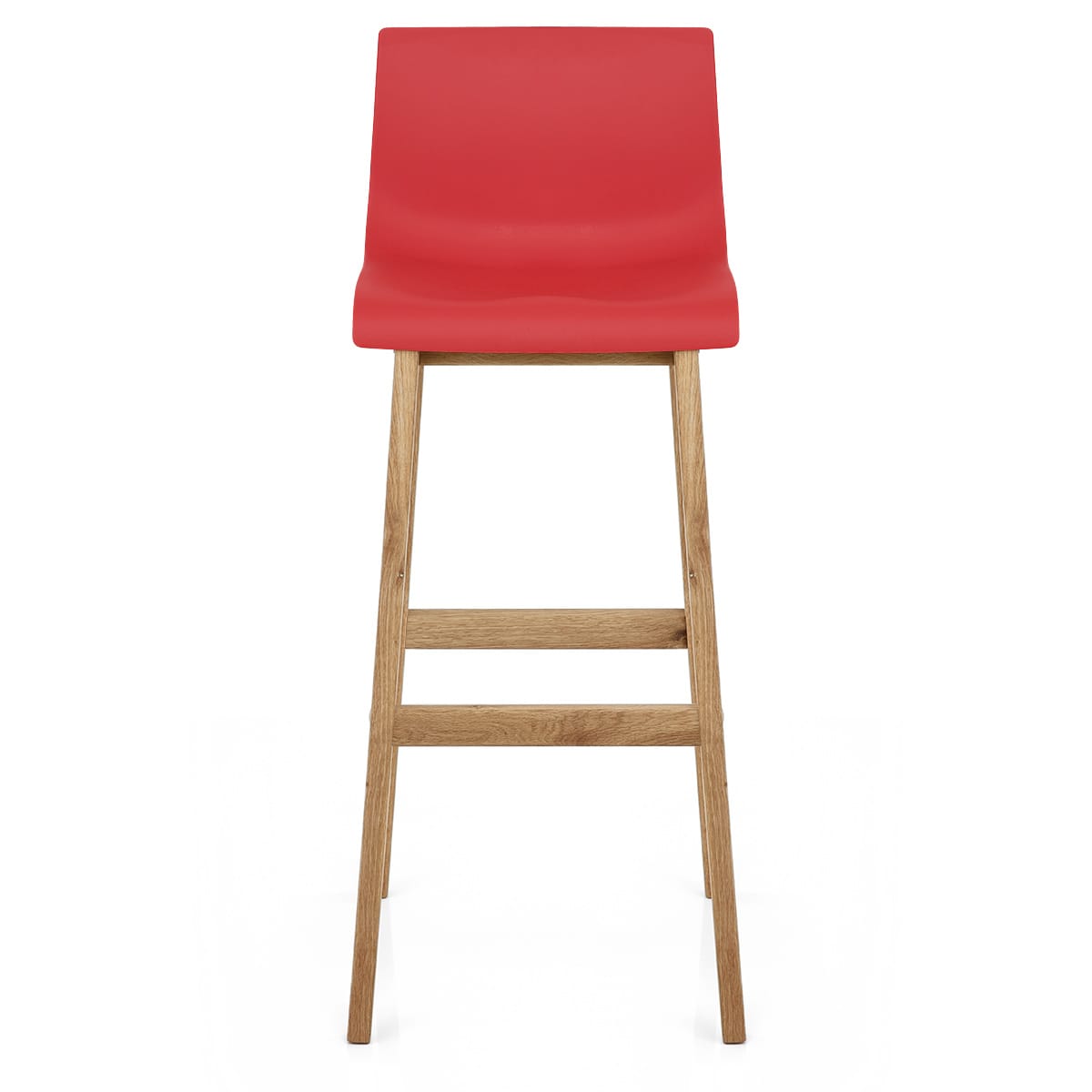 Sgabello Resina Legno - Drift ABS Rosso
