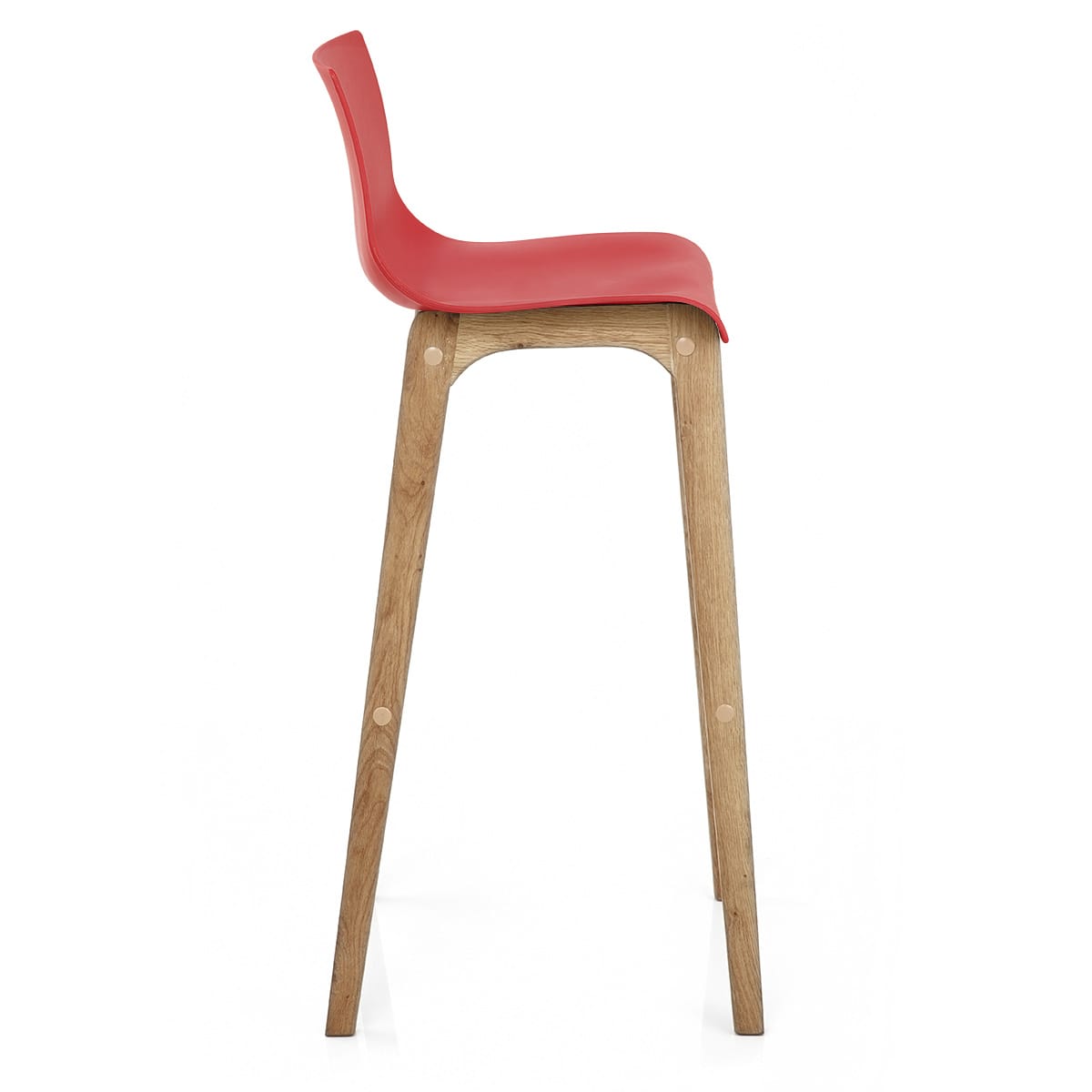 Sgabello Resina Legno - Drift ABS Rosso