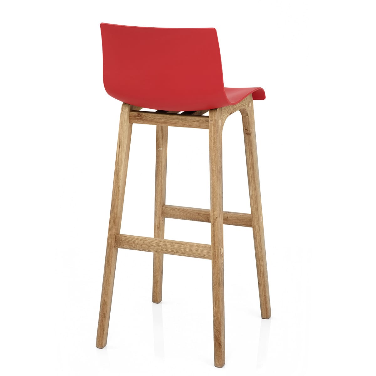 Sgabello Resina Legno - Drift ABS Rosso