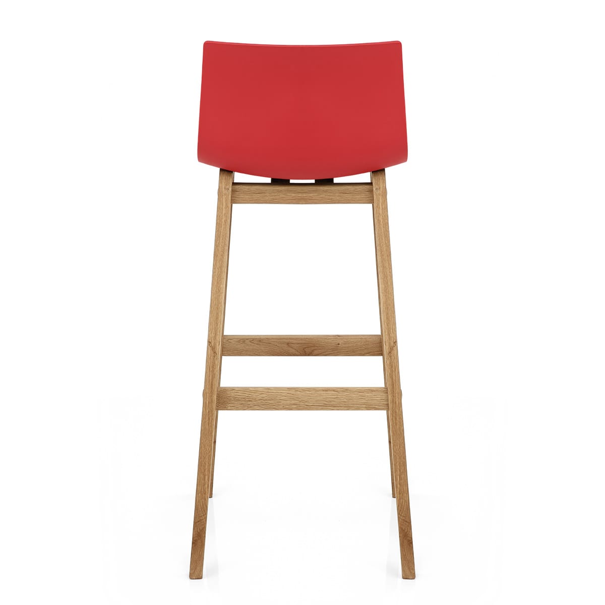 Sgabello Resina Legno - Drift ABS Rosso