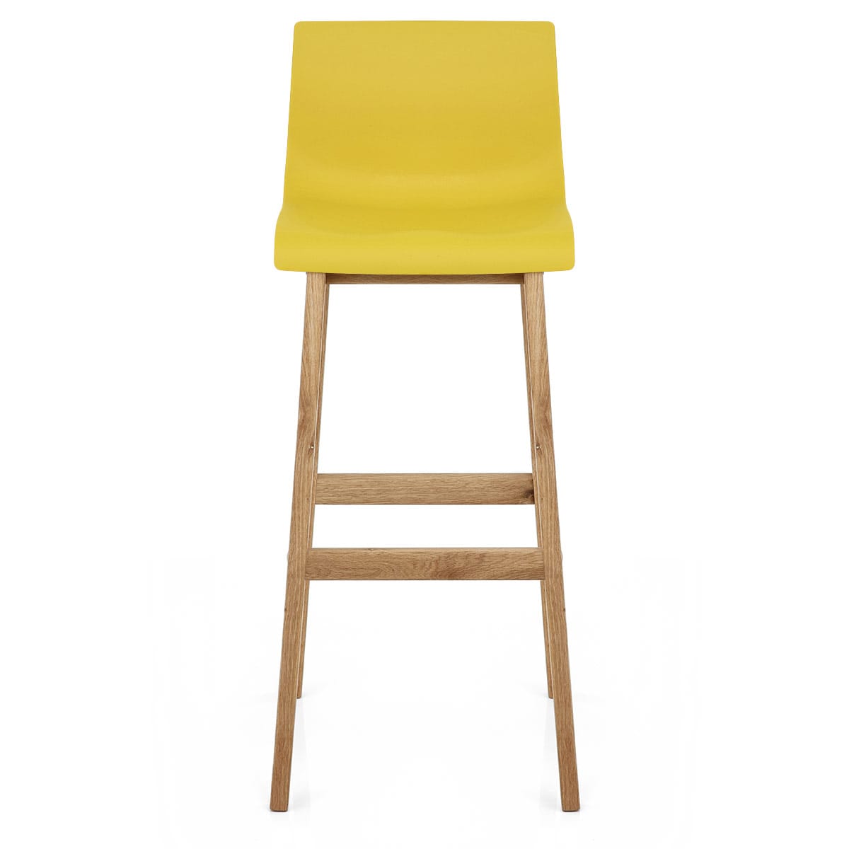 Sgabello Resina Legno - Drift ABS Giallo