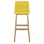 Sgabello Resina Legno - Drift ABS Giallo