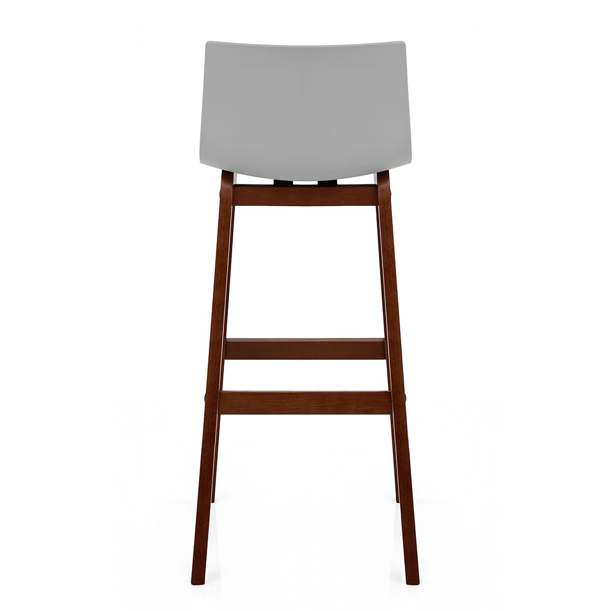 Sgabello Resina Legno - Drift Noce e Grigio