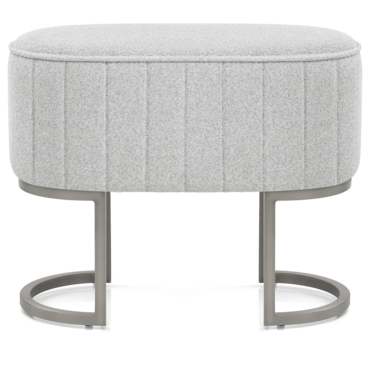 Sgabello Grafite Tessuto - Duet Grigio