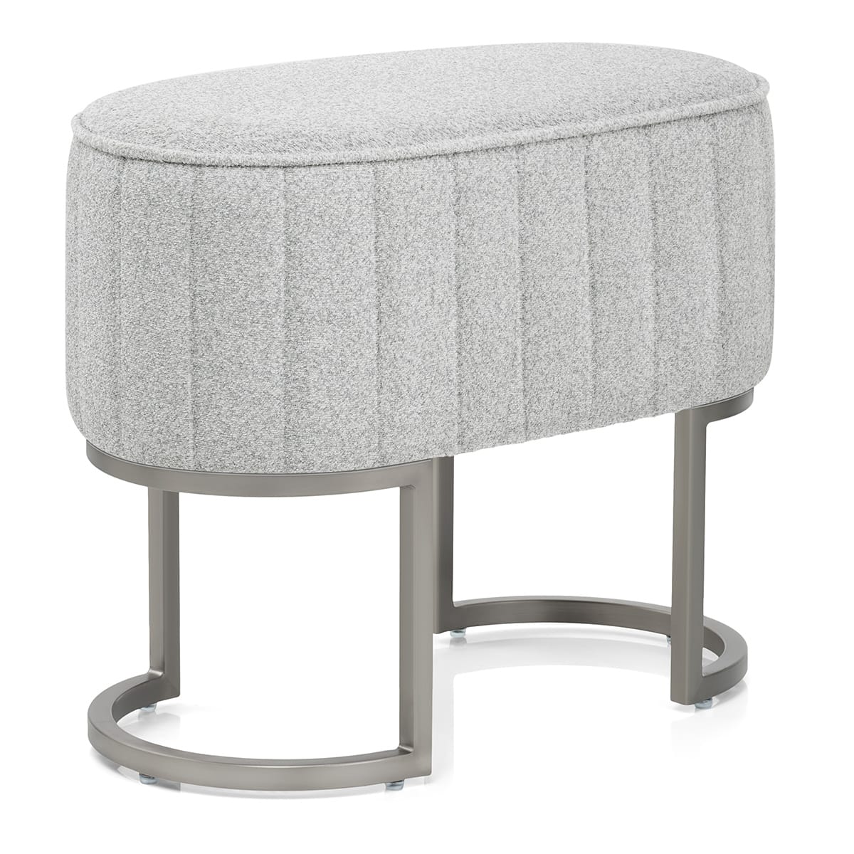 Sgabello Grafite Tessuto - Duet Grigio