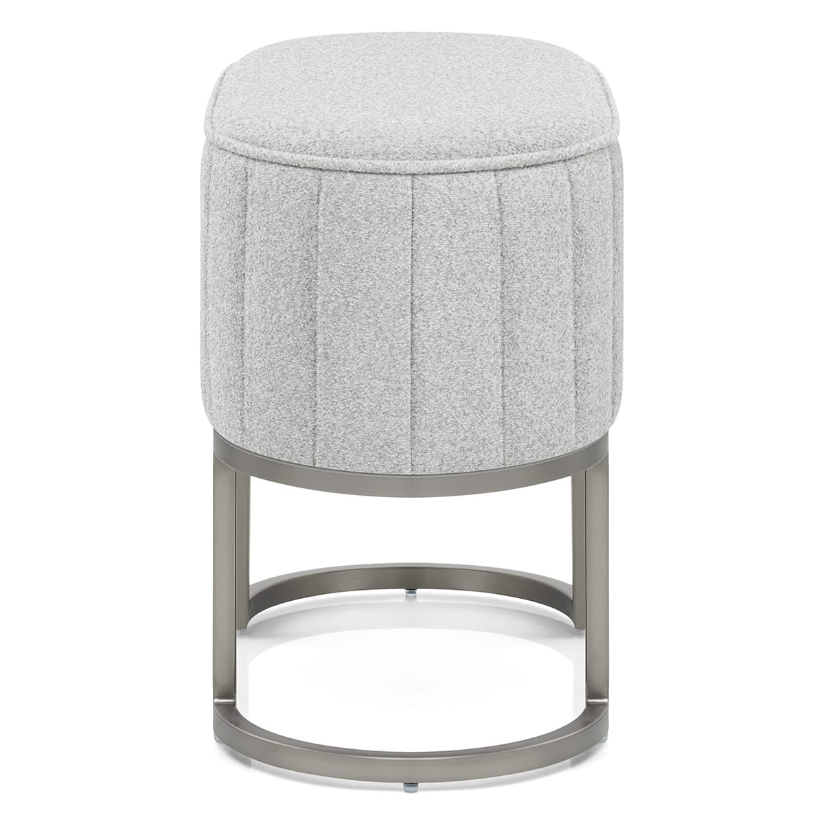 Sgabello Grafite Tessuto - Duet Grigio