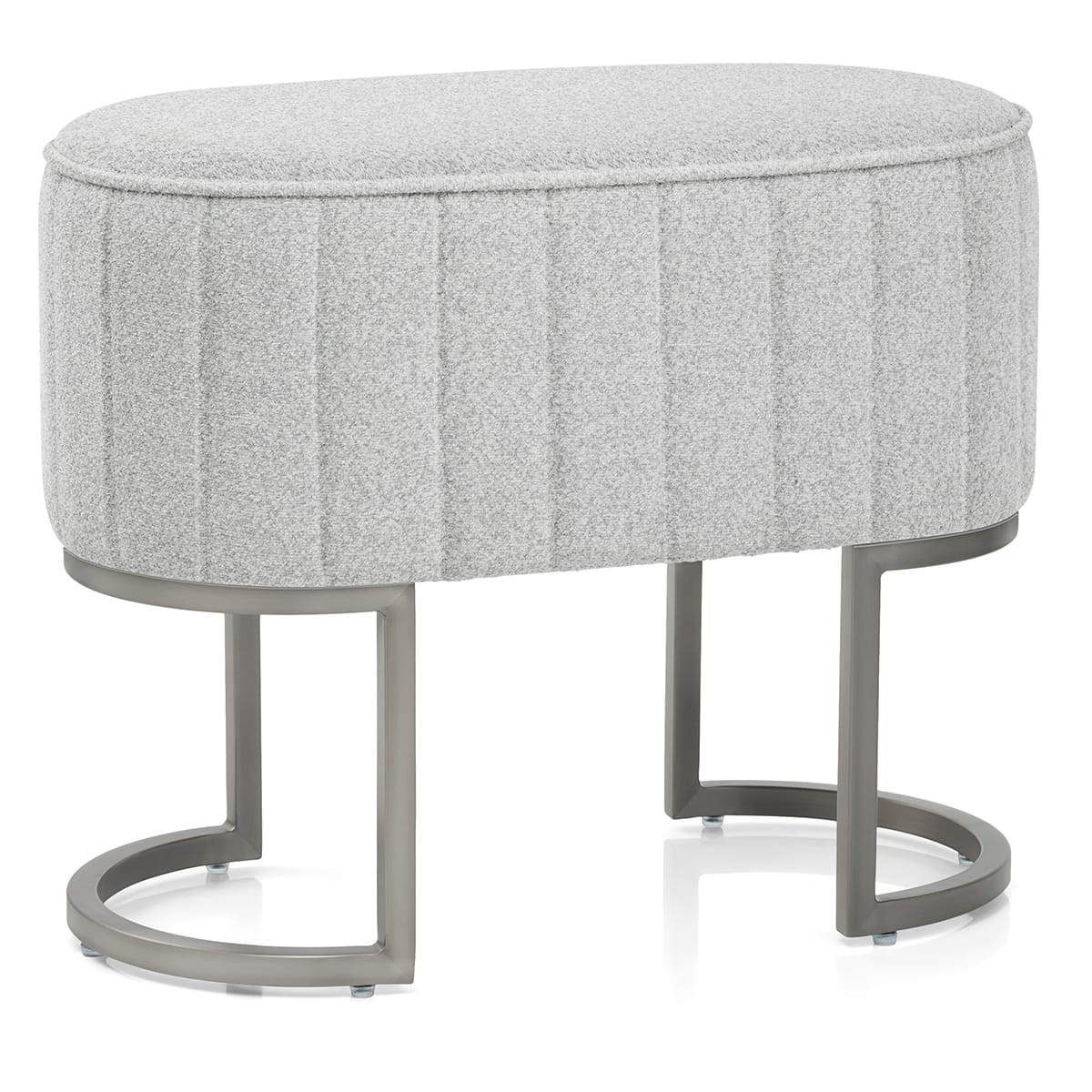 Sgabello Grafite Tessuto - Duet Grigio