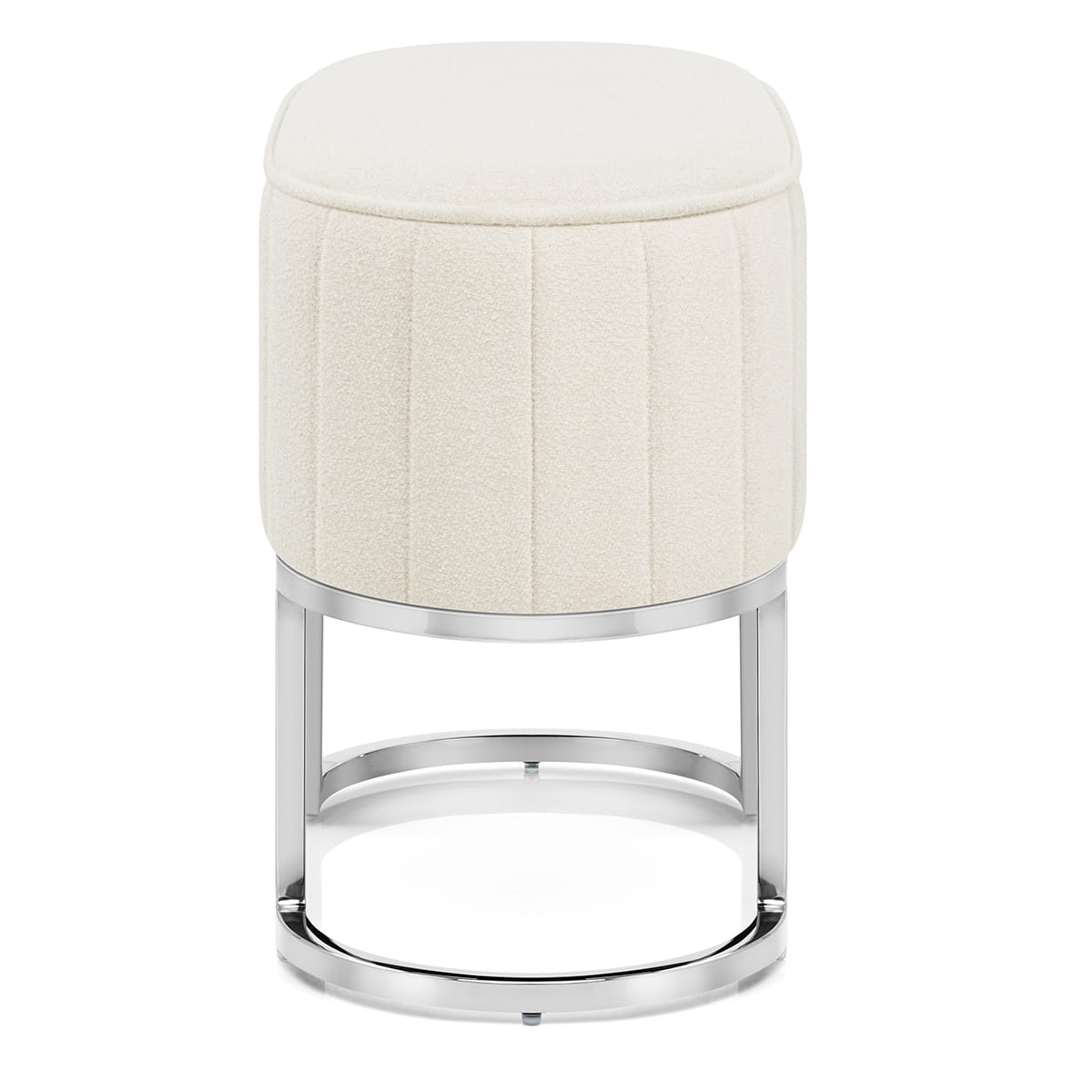 Sgabello Tessuto - Duet Crema