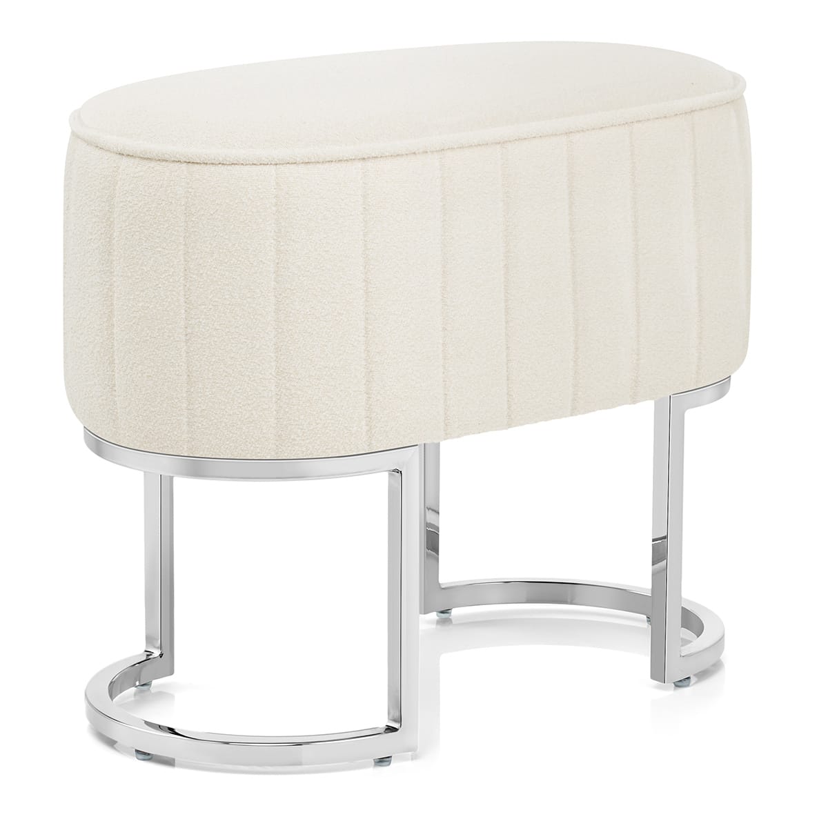 Sgabello Tessuto - Duet Crema