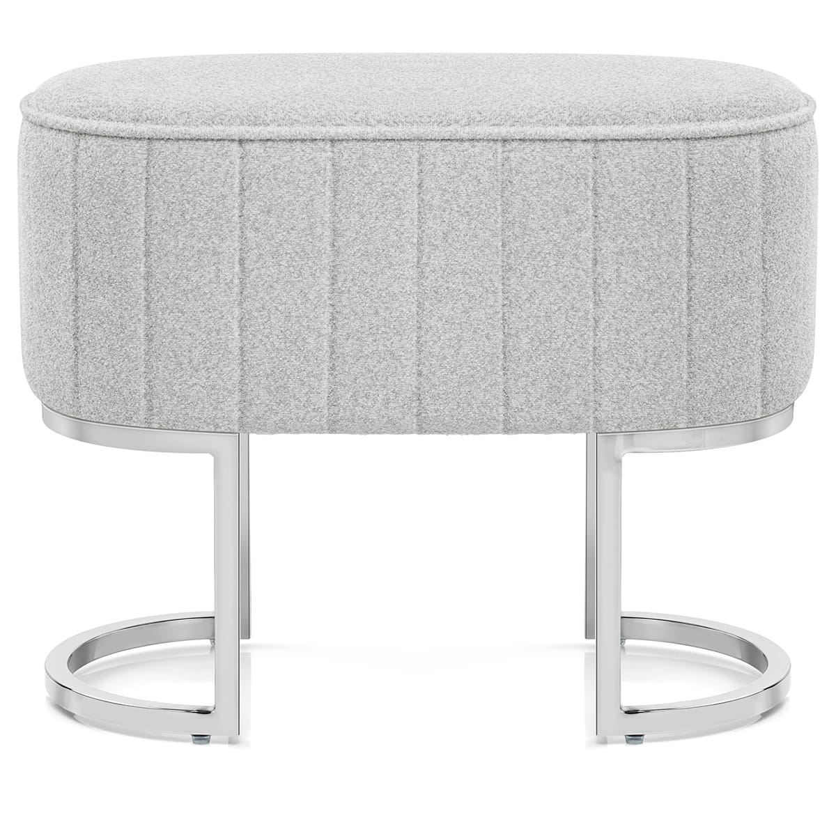 Sgabello Tessuto - Duet Grigio