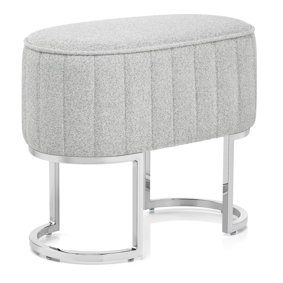 Sgabello Tessuto - Duet Grigio