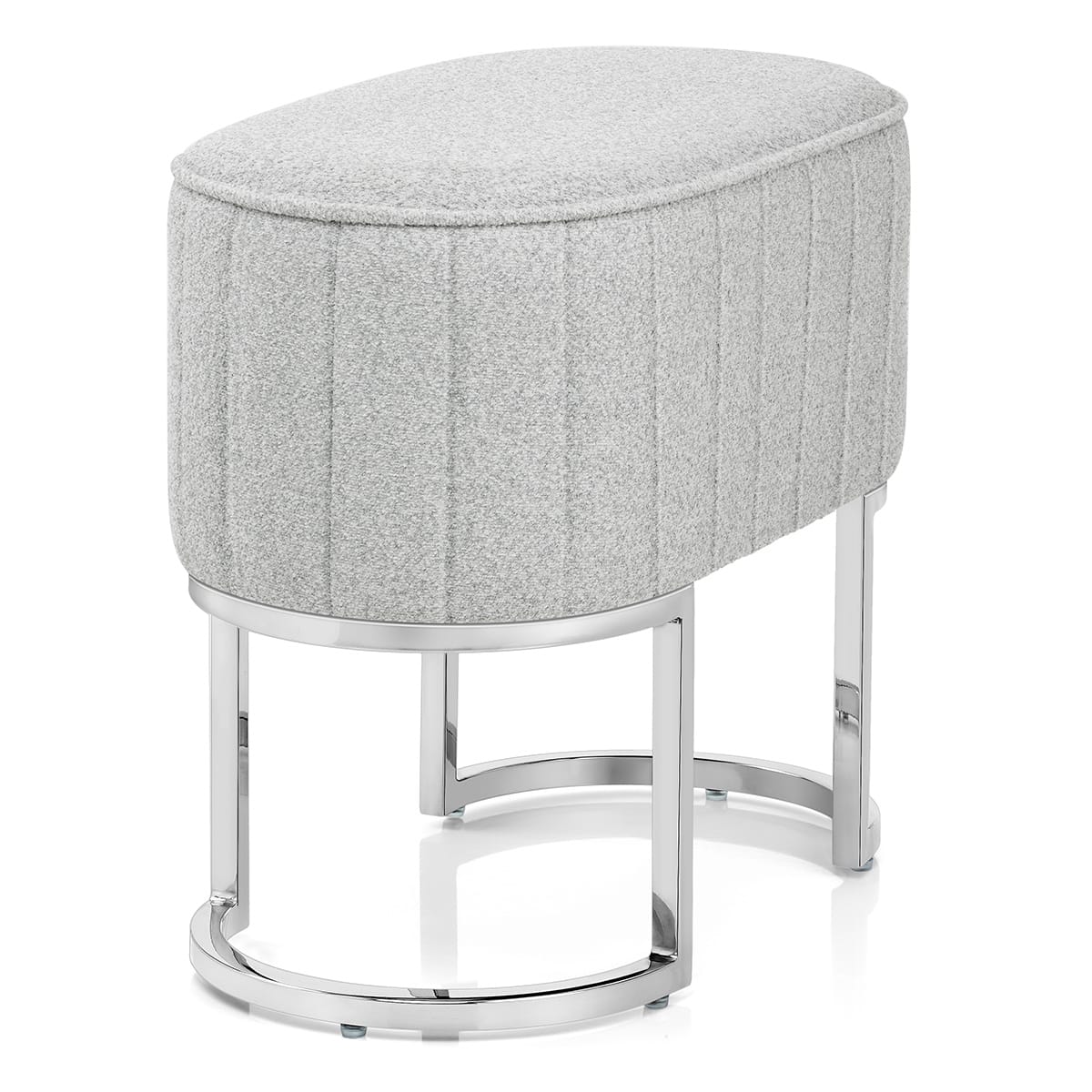 Sgabello Tessuto - Duet Grigio