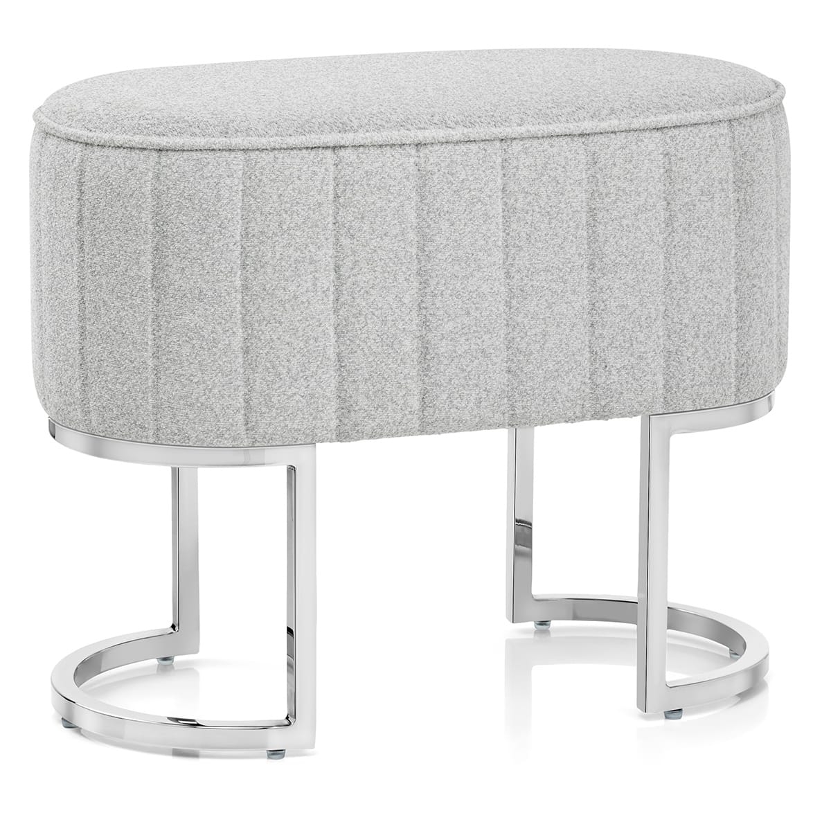 Sgabello Tessuto - Duet Grigio