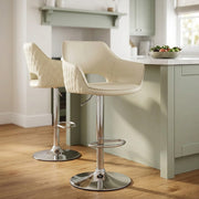 Sgabello Ecopelle - Dune Crema