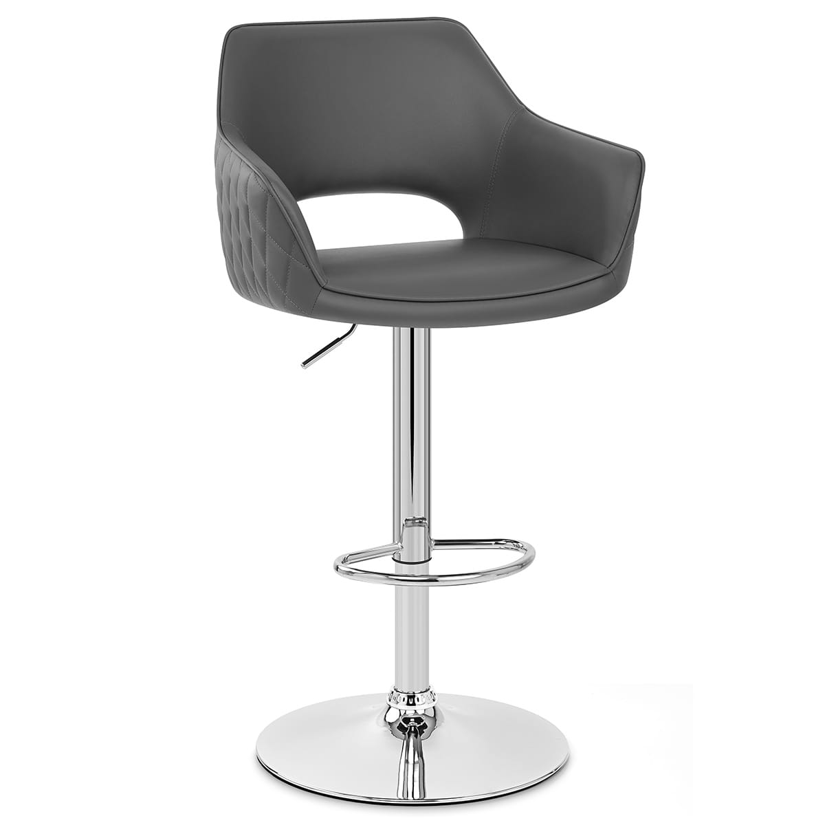 Sgabello Ecopelle - Dune Grigio