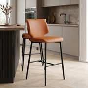 Sgabello Ecopelle - Elan Arancione
