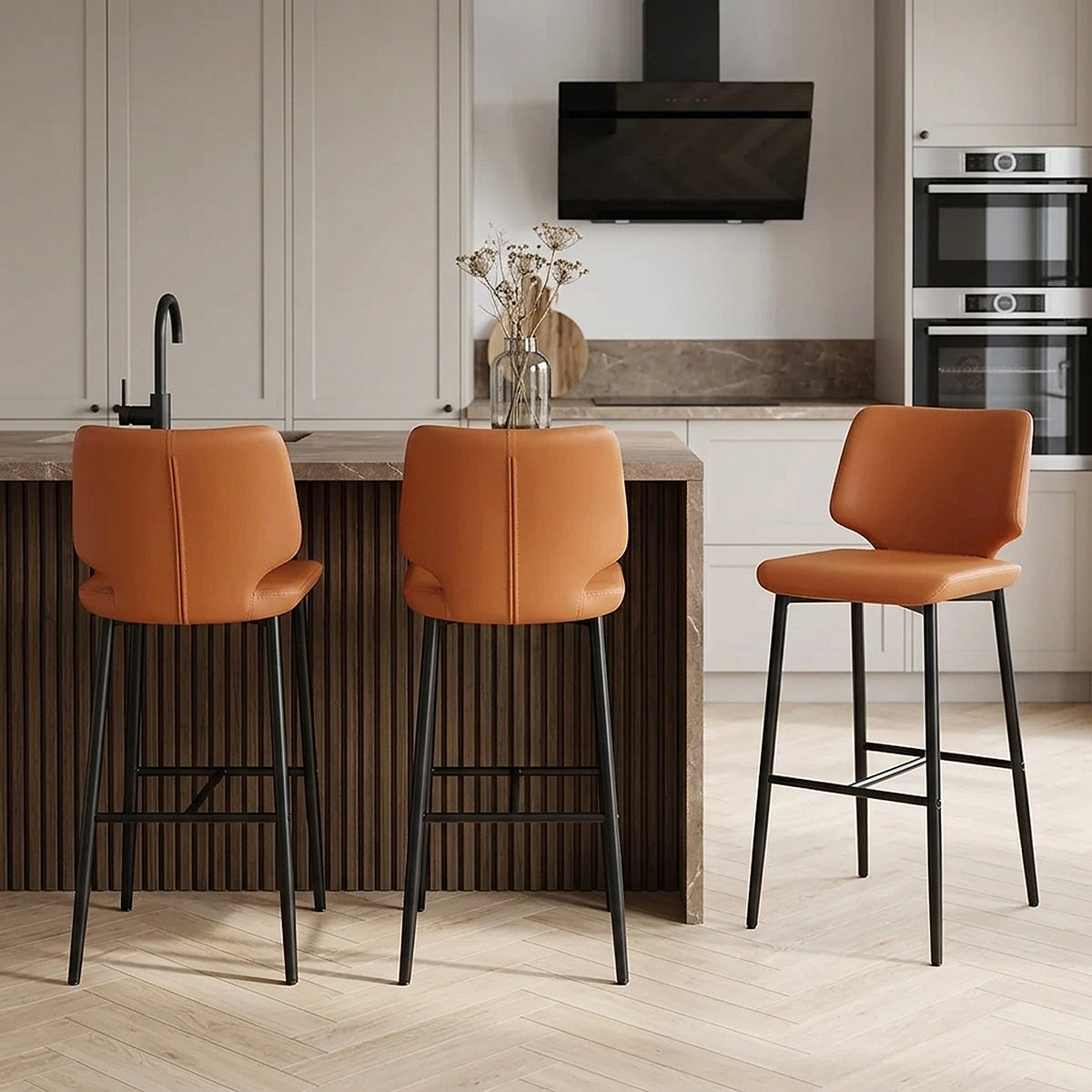 Sgabello Ecopelle - Elan Arancione