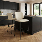 Sgabello Ecopelle - Elan Crema