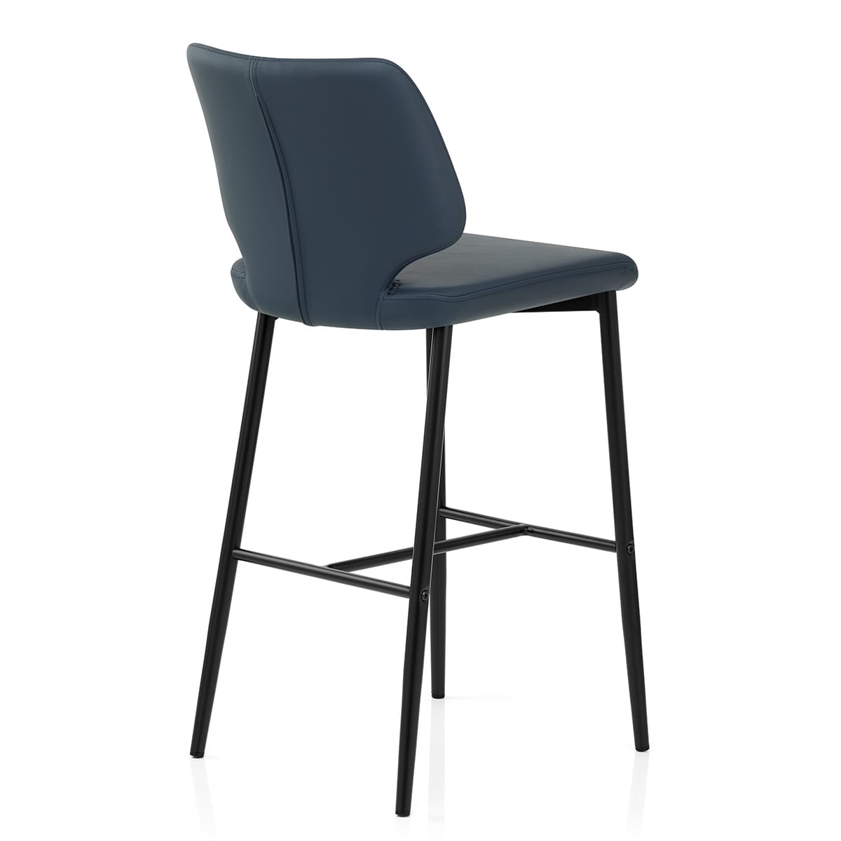 Sgabello Ecopelle - Elan Blu