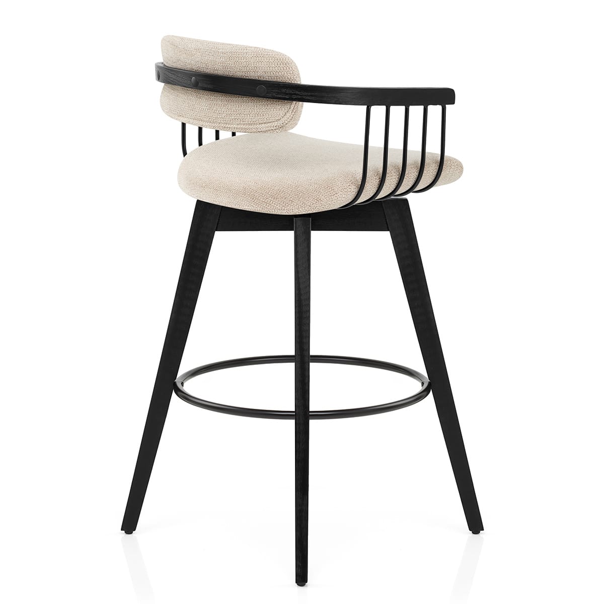 Sgabello Tessuto - Electra Crema
