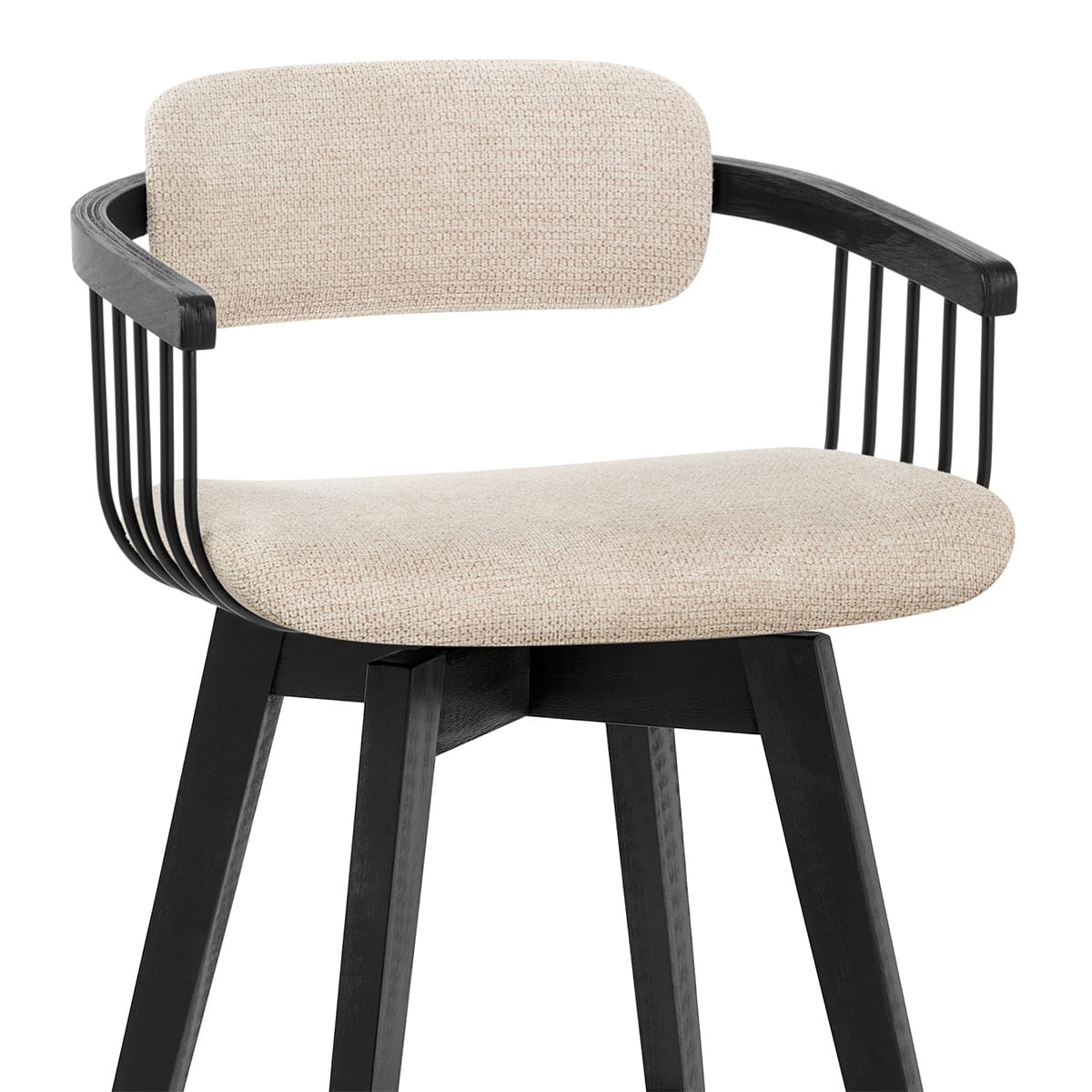 Sgabello Tessuto - Electra Crema