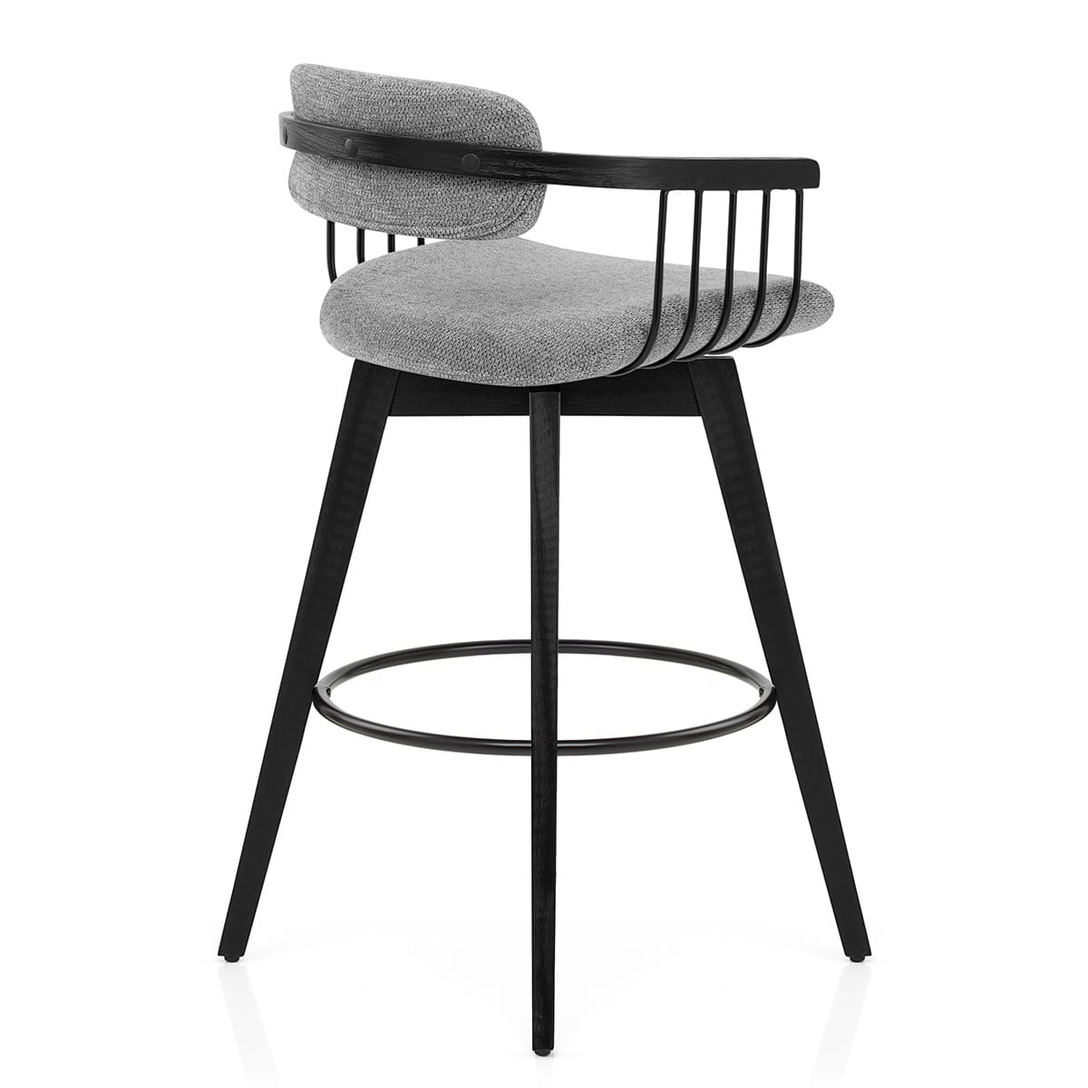Sgabello Tessuto - Electra Grigio