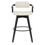 Sgabello Vera Pelle - Electra Crema
