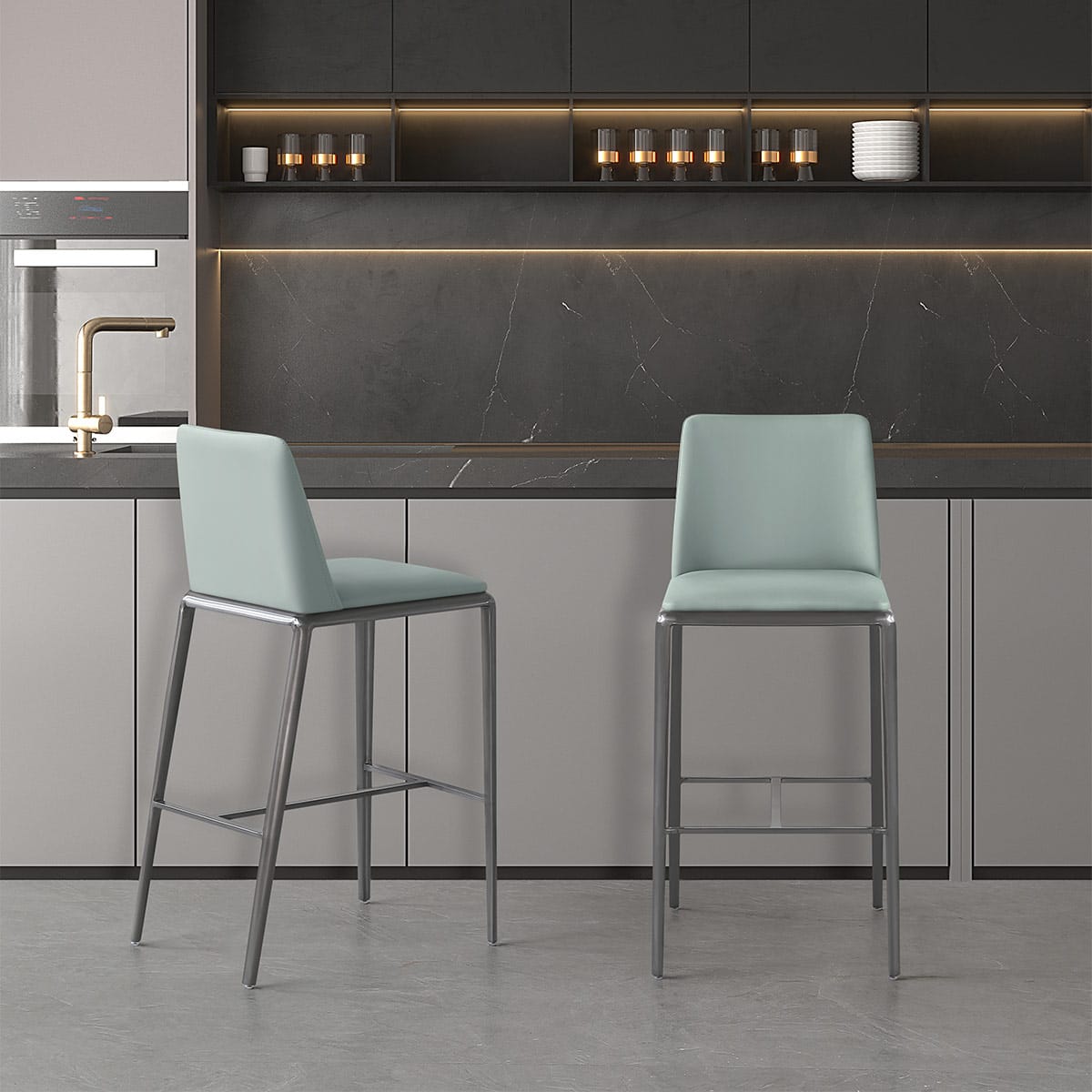 Sgabello Ecopelle - Elise Blu