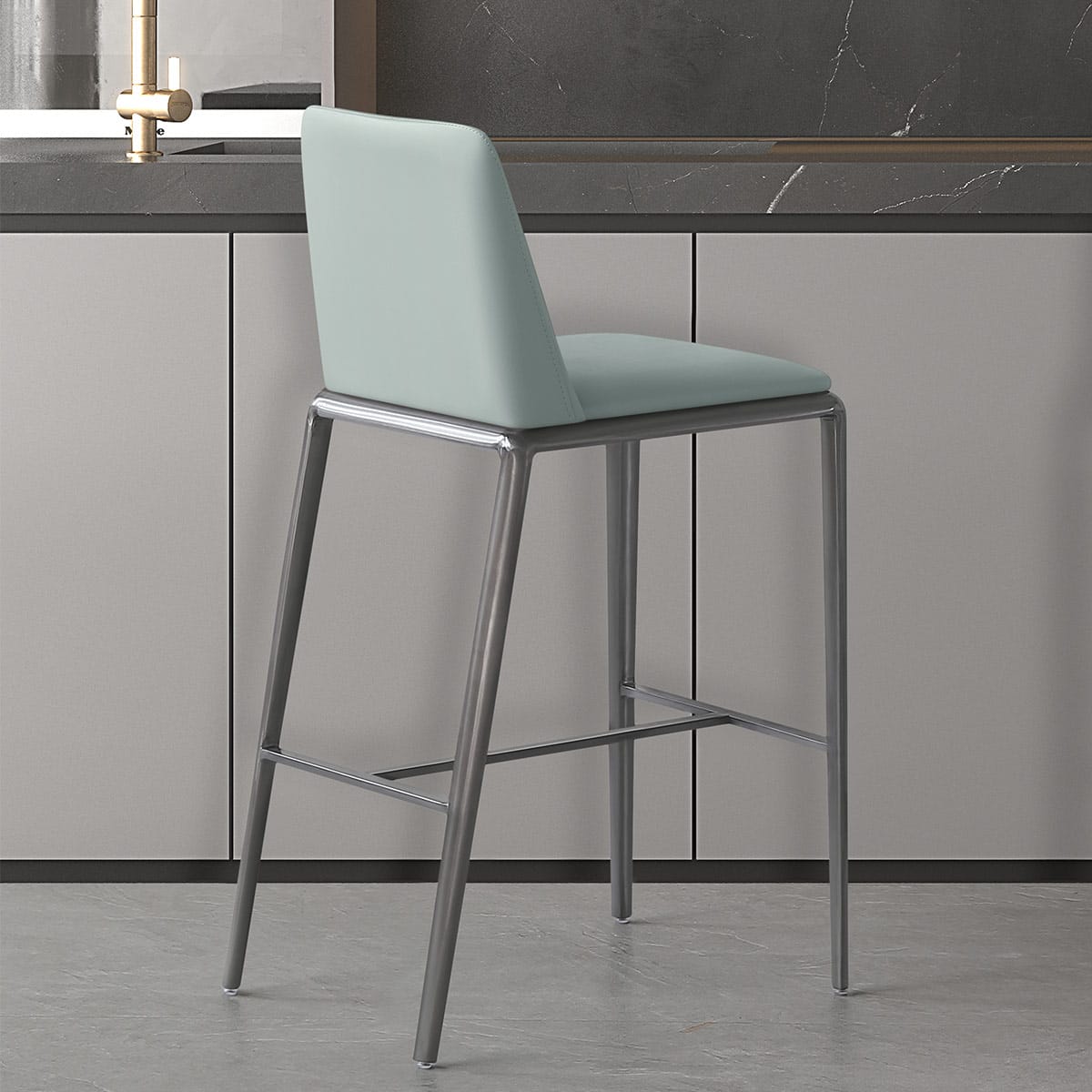 Sgabello Ecopelle - Elise Blu