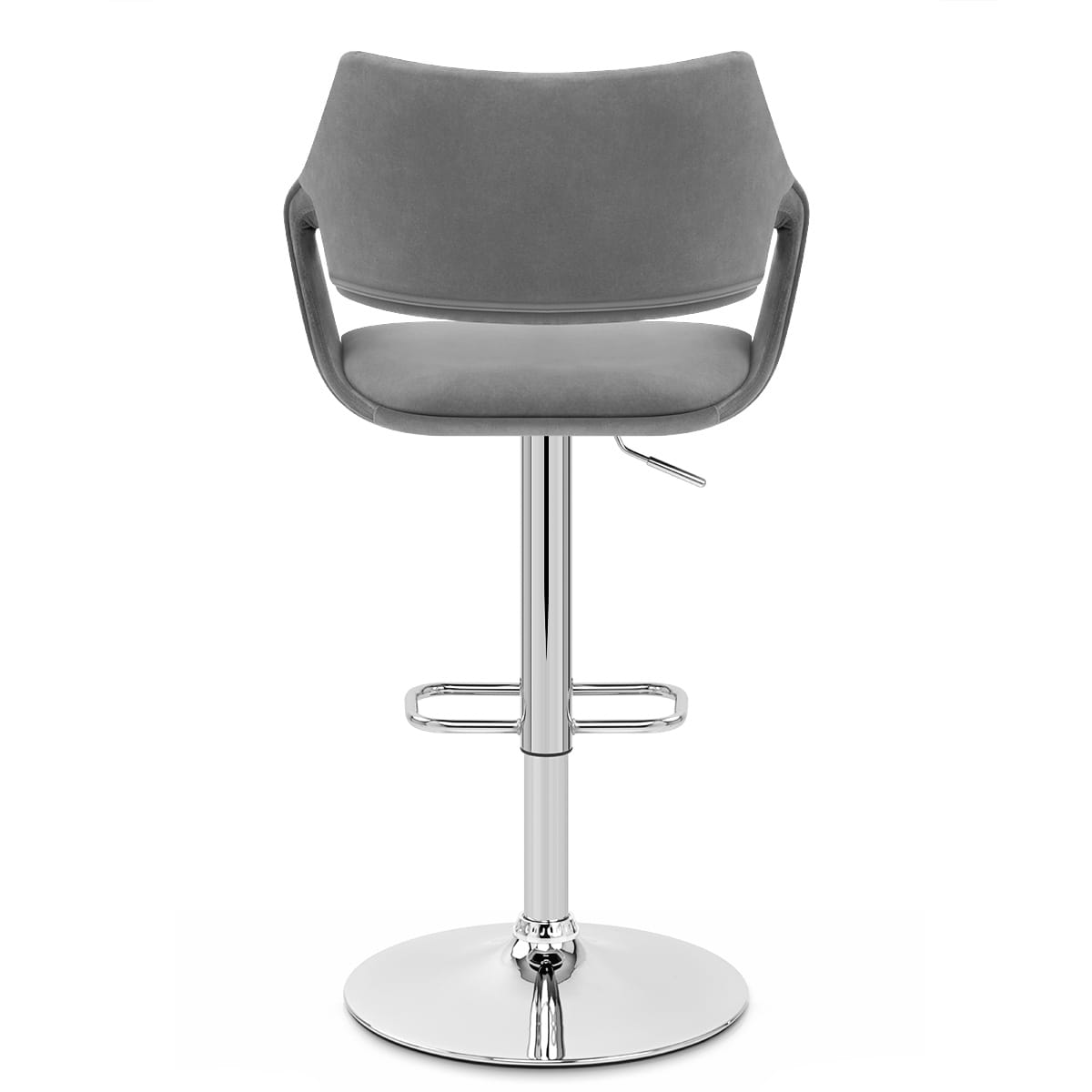 Sgabello Velluto - Fairfield Grigio