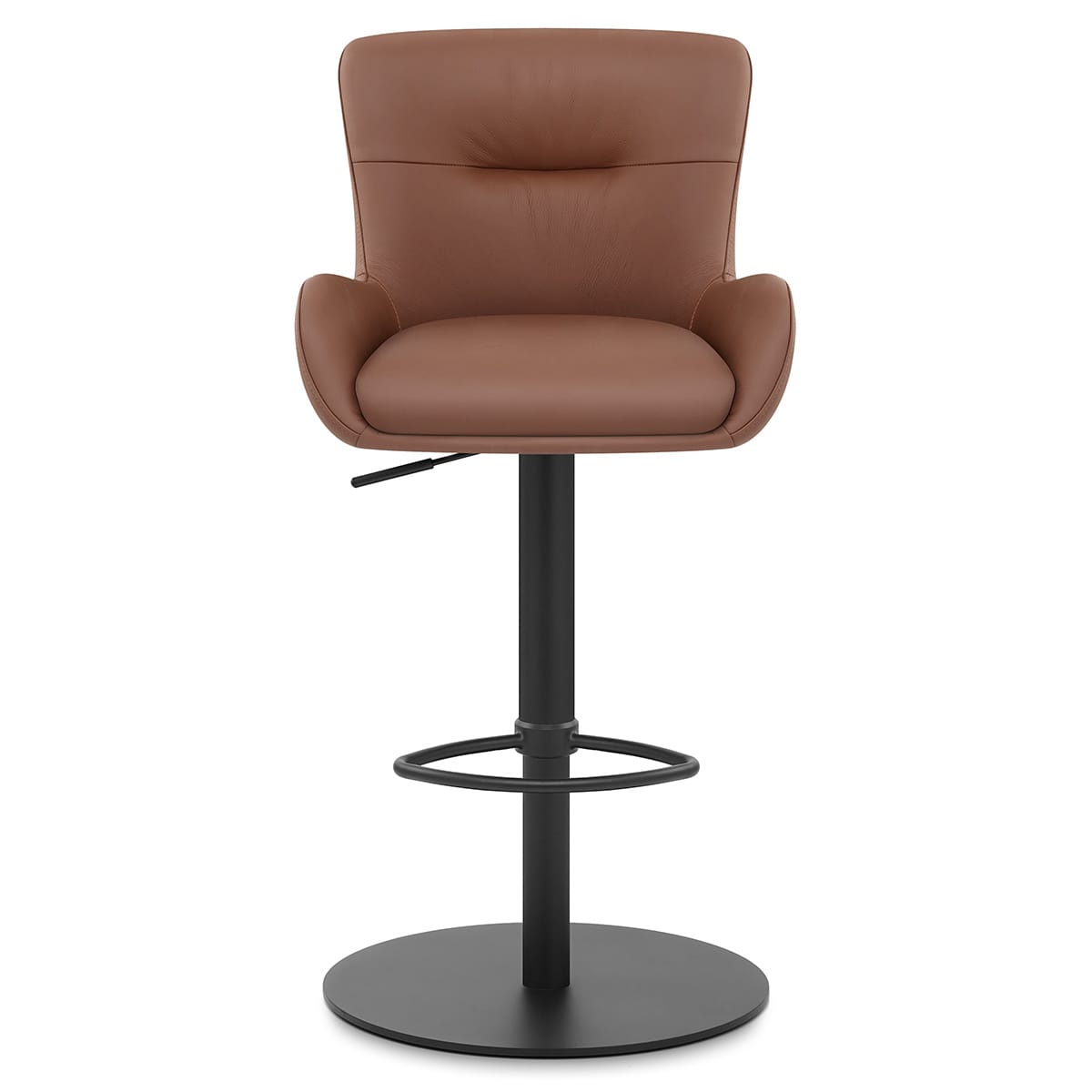 Sgabello Vera Pelle - Faraday Marrone