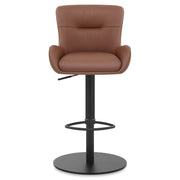 Sgabello Vera Pelle - Faraday Marrone