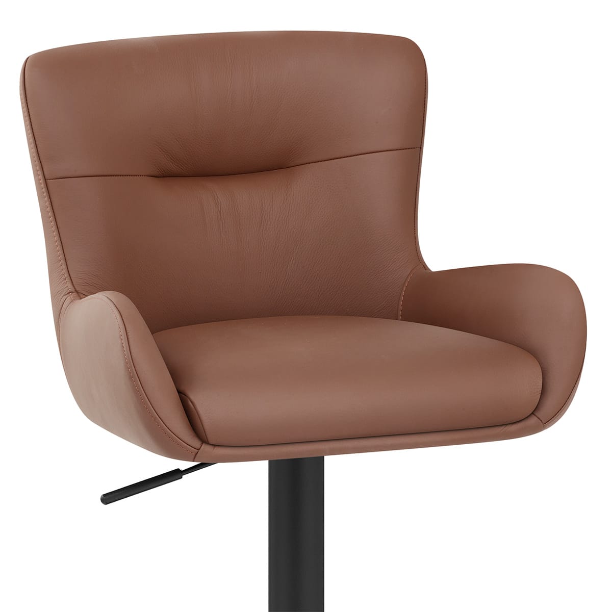 Sgabello Vera Pelle - Faraday Marrone