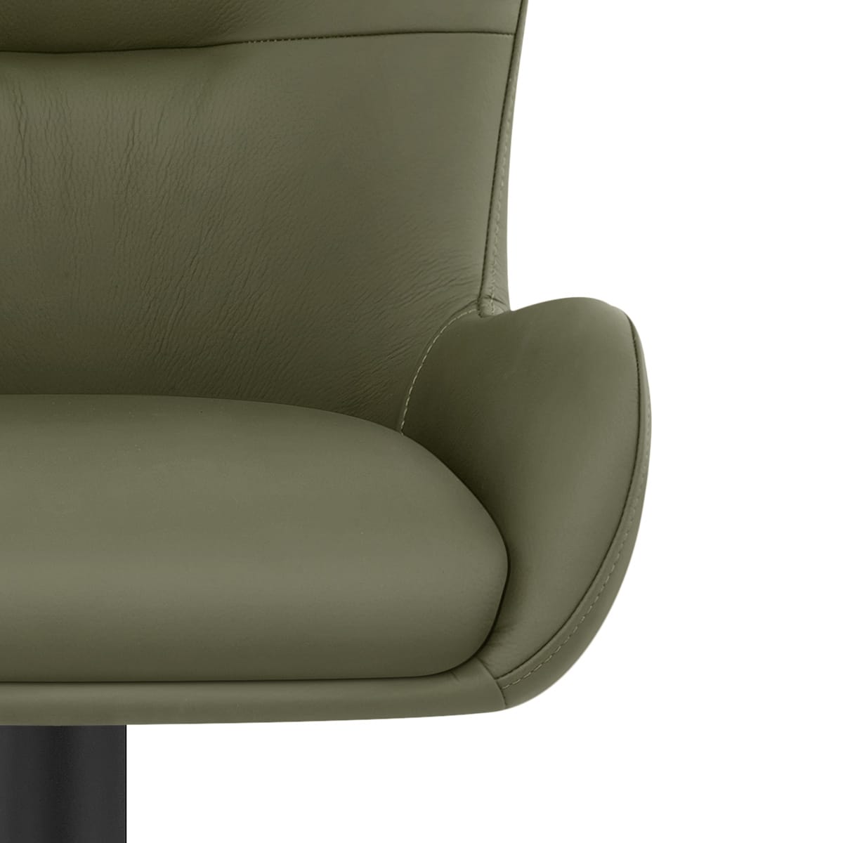 Sgabello Vera Pelle - Faraday Verde