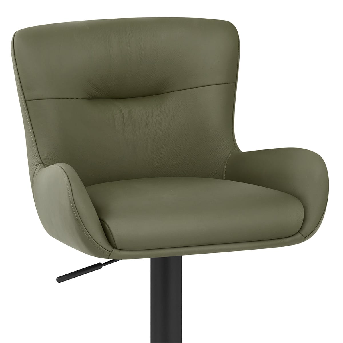 Sgabello Vera Pelle - Faraday Verde
