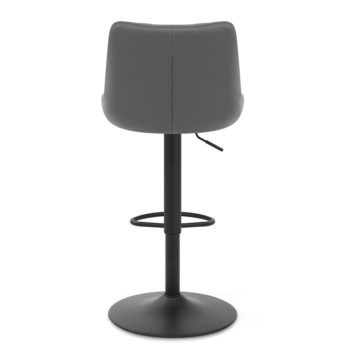 Sgabello Ecopelle Metallo - Faro Grigio