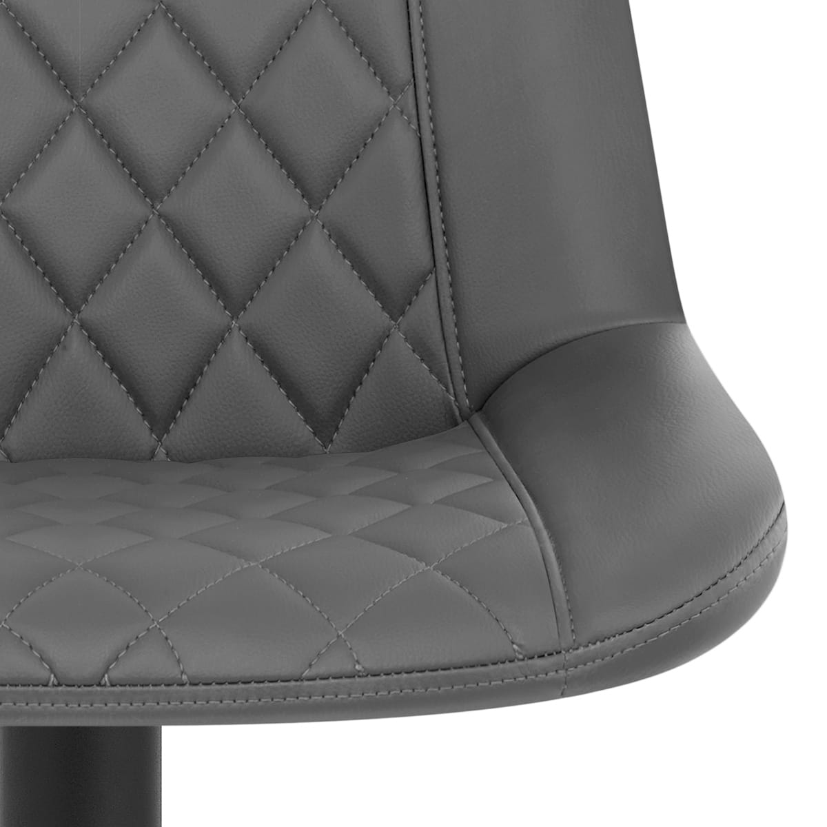Sgabello Ecopelle Metallo - Faro Grigio