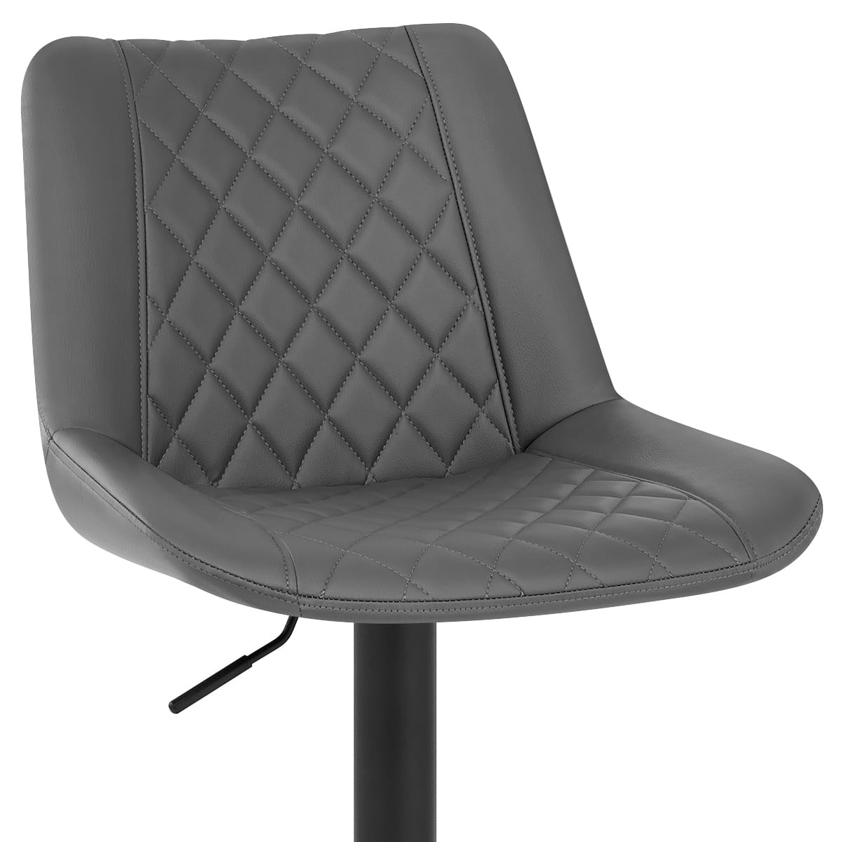 Sgabello Ecopelle Metallo - Faro Grigio