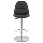 Sgabello Ecopelle Satinato - Ferrero Nero