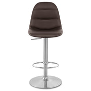 Sgabello Ecopelle Satinato - Ferrero Marrone