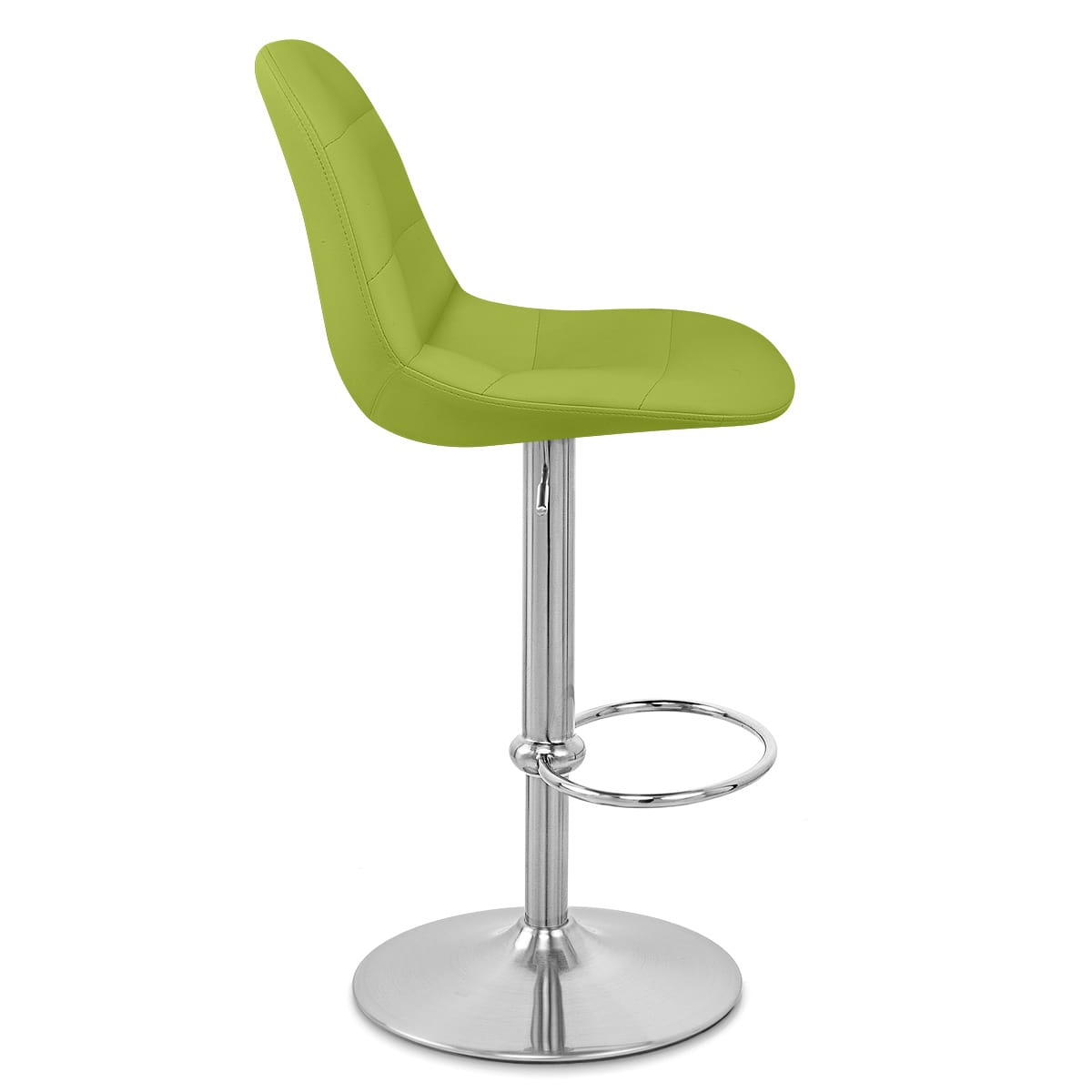Sgabello Ecopelle Satinato - Ferrero Verde