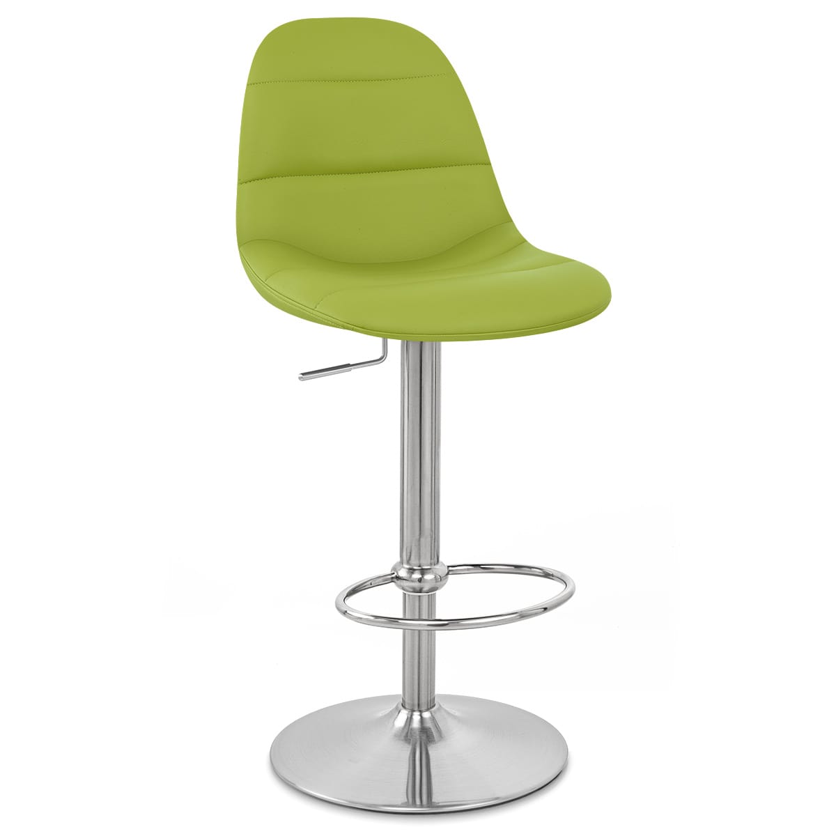 Sgabello Ecopelle Satinato - Ferrero Verde