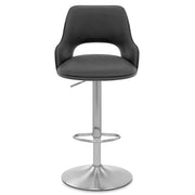 Sgabello Ecopelle - Fiji Grigio scuro