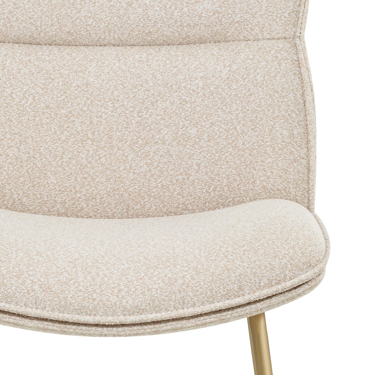 Sgabello in stoffa - Finley Crema
