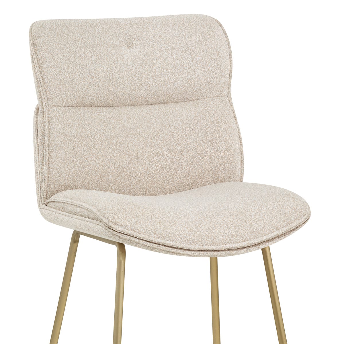 Sgabello in stoffa - Finley Crema