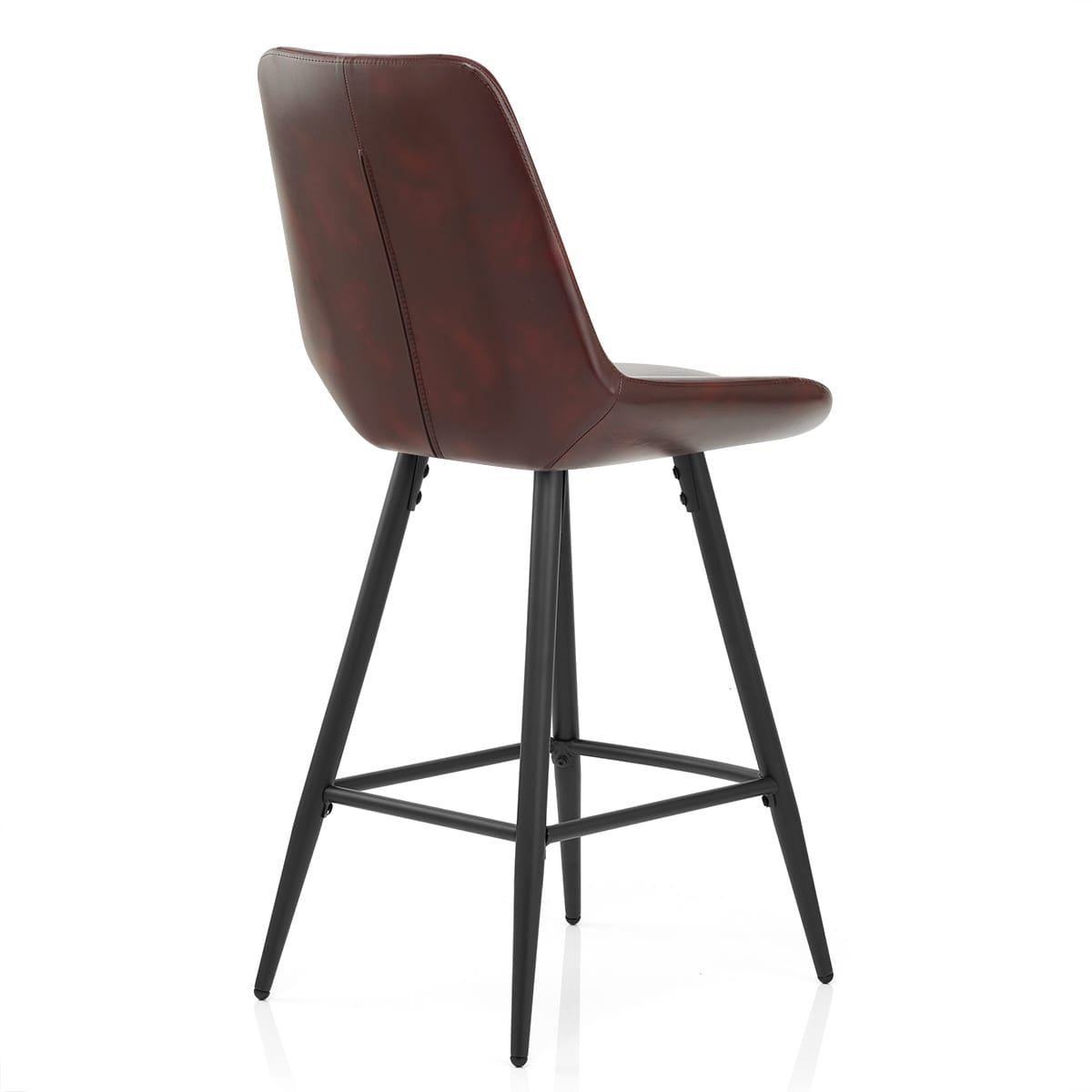 Sgabello Faux Cuir - Forse Marrone