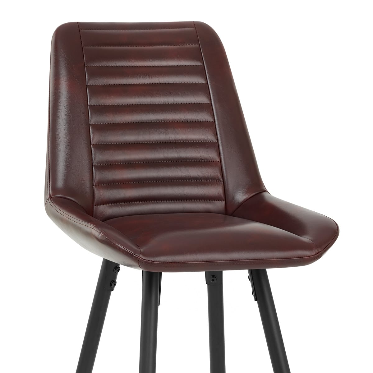 Sgabello Faux Cuir - Forse Marrone
