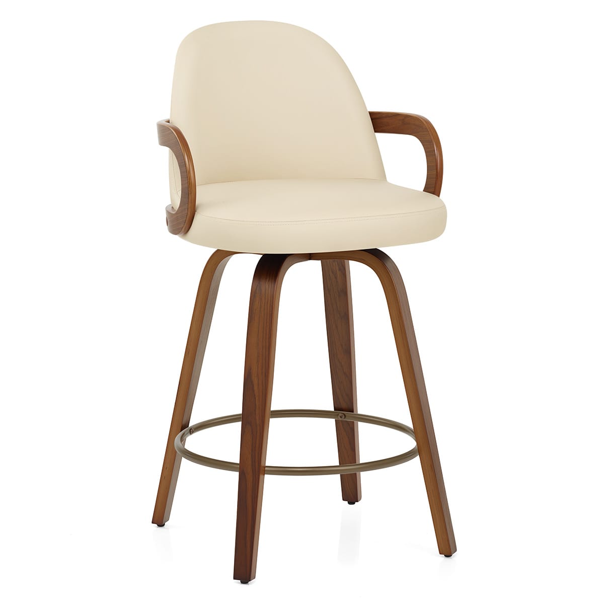 Sgabello Ecopelle Legno - Franco Crema