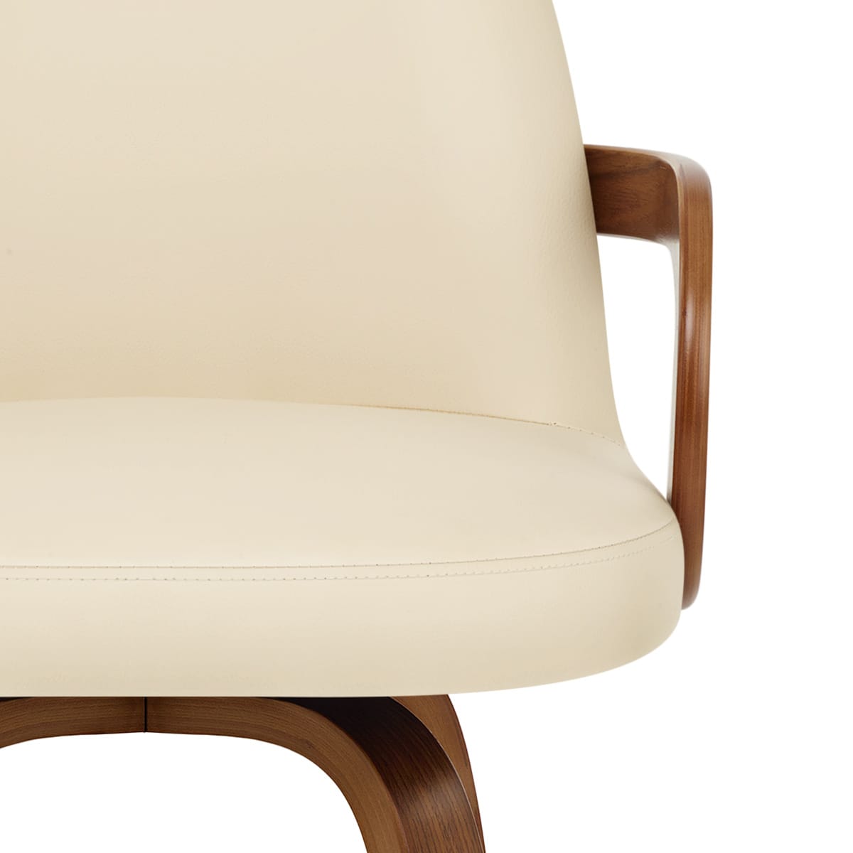Sgabello Ecopelle Legno - Franco Crema